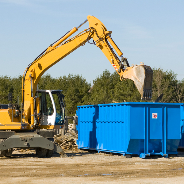 are there any restrictions on where a residential dumpster can be placed in South Thomaston ME